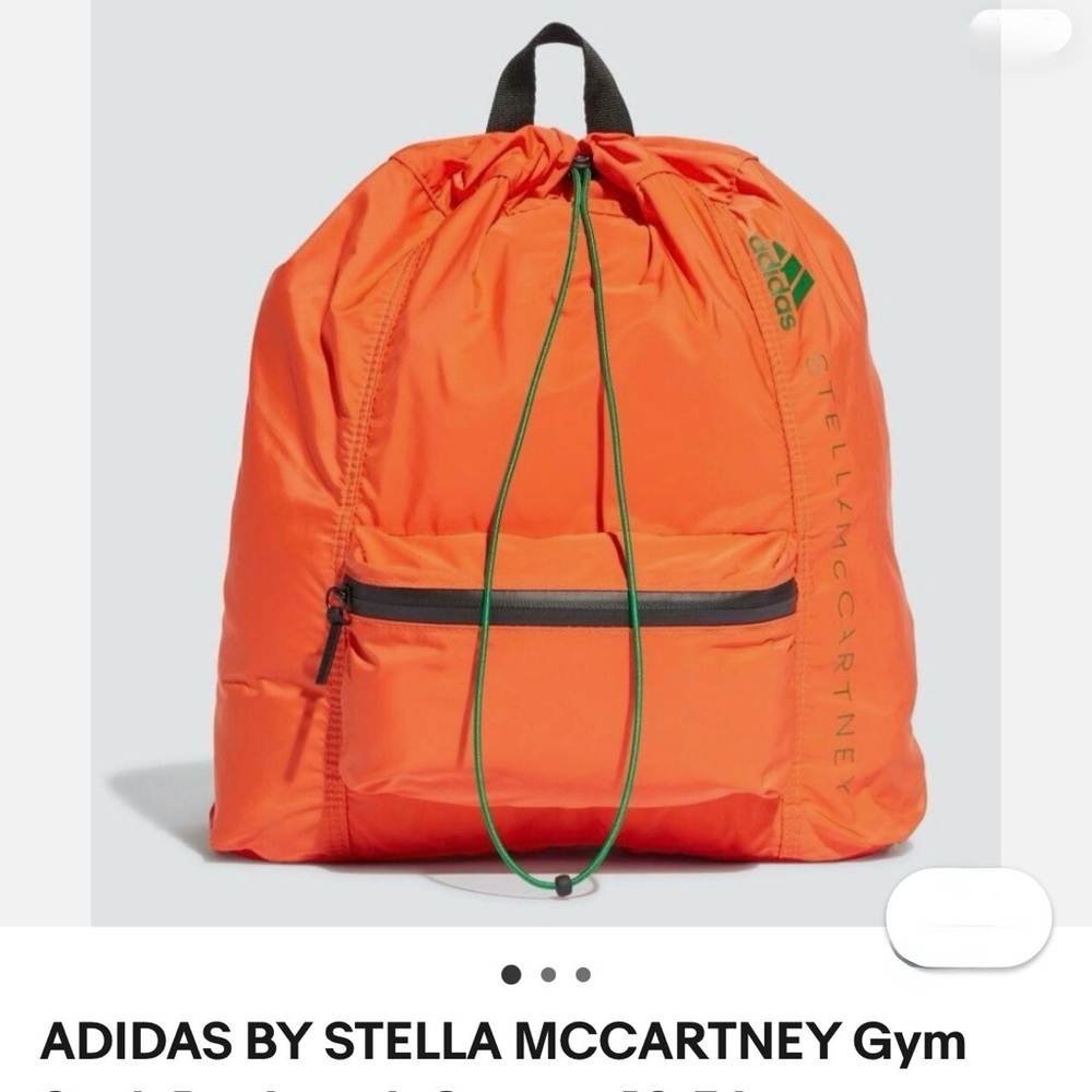 Adidas by Stella McCartney Vibrant Orange Backpack